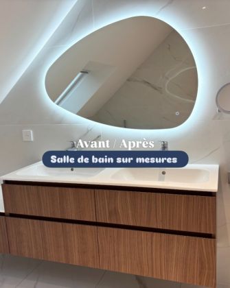 Projet réalisé à Pacé ✨

Une salle de bain transformée, pensée pour allier esthétique, fonctionnalité et confort au...